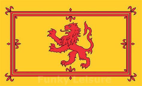 Royal Flag of Scotland - Lion Rampant