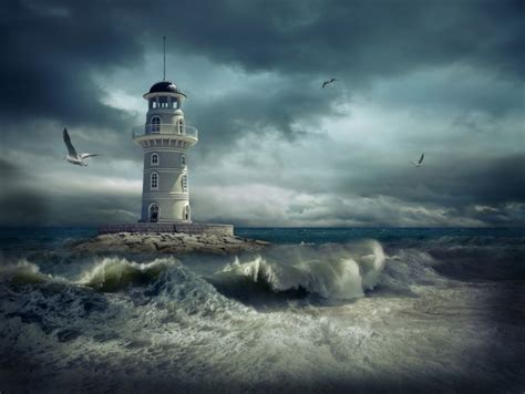 Lighthouse Wallpaper Storm