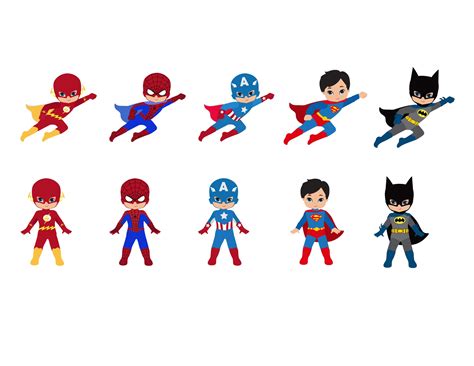 Animated Kid Superheroes