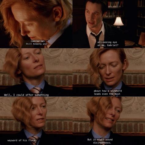 Constantine and Gabriel movie quotes | Movie quotes, Tilda swinton ...