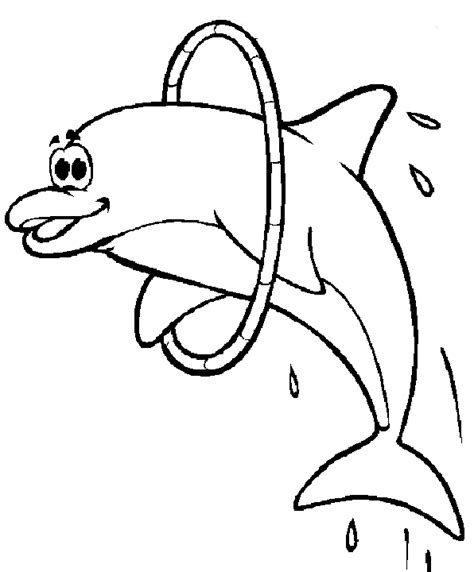 Dolphin Fish Animal Coloring Books for Kids