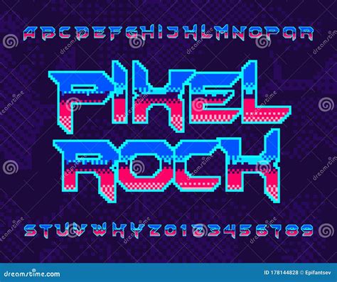 Pixel Rock Band Vector Illustration | CartoonDealer.com #26047302