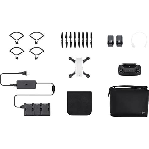 DJI Spark Fly More Combo (Alpine White) CP.PT.000899 B&H Photo