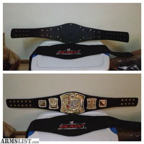 ARMSLIST - For Sale/Trade: Authentic replica WWE spinner belt. Not a toy