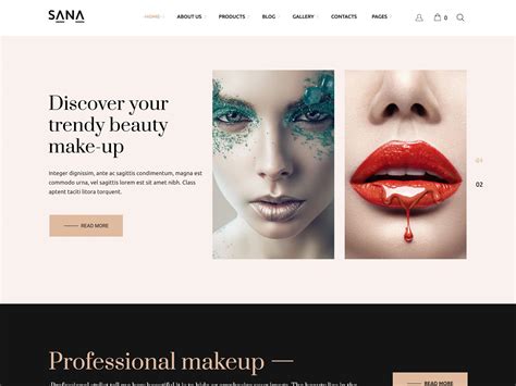 Makeup Artist Portfolio Website Template | Saubhaya Makeup