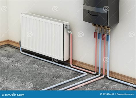 Combi Boiler Isolated On White Background. 3D Illustration | CartoonDealer.com #267127533