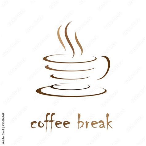 Logo coffee break # Vector Stock Vector | Adobe Stock