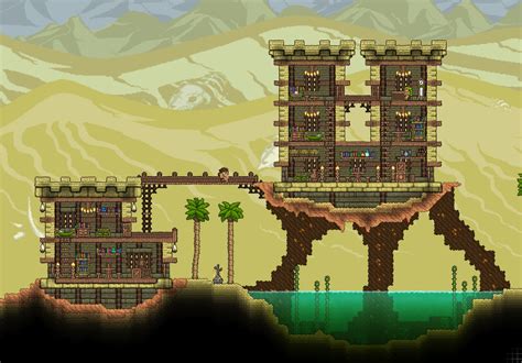 Small desert village build that I wanted to share : r/Terraria