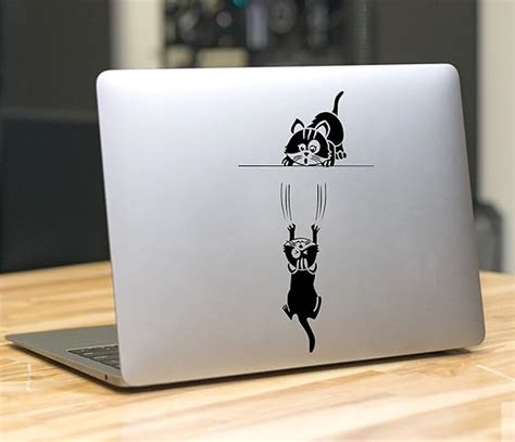 StickersYard Funny Cats Vinyl Laptop Skin Laptop Stickers : Amazon.in: Computers & Accessories