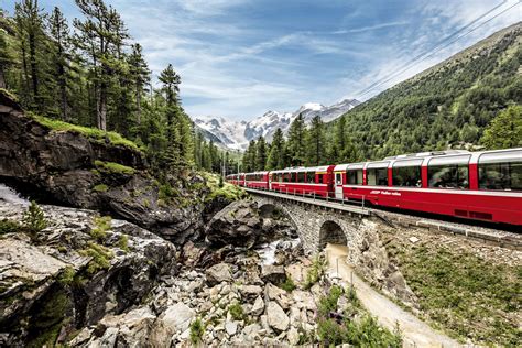 Riding the Bernina Express From Italy to Switzerland