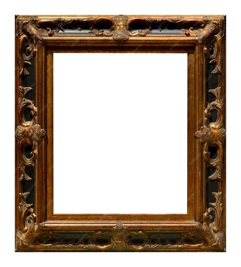 Premium Photo | Vintage frame isolated on the white background