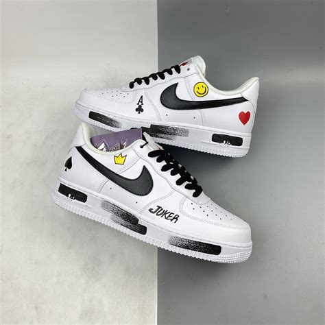 Custom Nike Air Force 1 Low White Black By You – The Sole Line