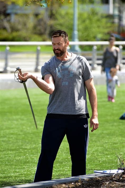 N-Yo-Face: Hugh Jackman Doing Some Training