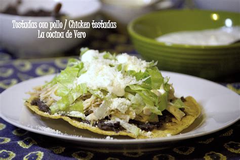 Cómo hacer tostadas con pollo / How to Make Chicken Tostadas