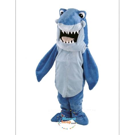 Sharp Teeth Shark Mascot Costume