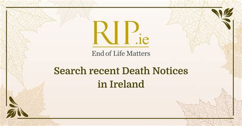 Death Notice of John Cronan O'Brien (Cross, Mayo) | rip.ie