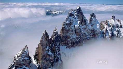 Pics déchiquetés dans les Andes de Patagonie en Argentine-1366x768 ...