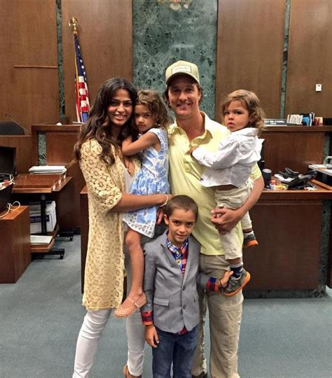 Matthew McConaughey Shares Family Photo as Wife Camila Alves Obtains U.S. Citizenship