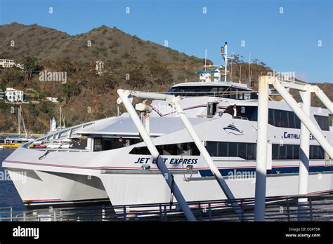 Catalina Express SeaCat Ferry Departing From Avalon, Catalina Island ...