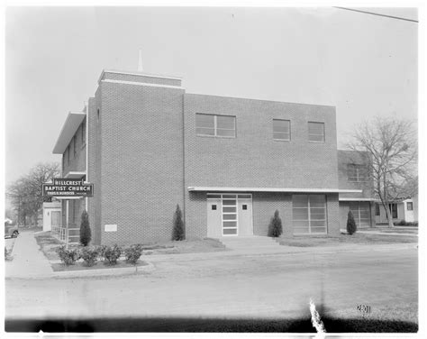 [The exterior of Hillcrest Baptist Church] - Side 1 of 1 - The Portal to Texas History