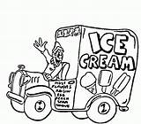 Ice Cream Truck Coloring Page  Coloring Home sketch template