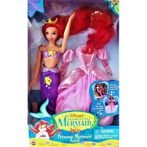 The Little Mermaid Princess Mermaid Ariel Doll Mattel 1997 - Walmart ...