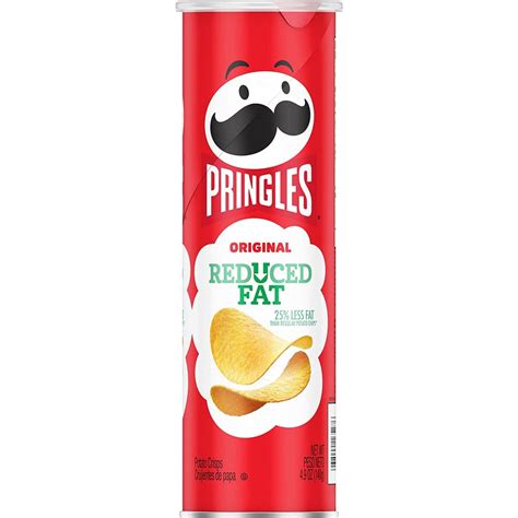 Pringles Potato Crisps Reduced Fat Original 4.9oz Can | Garden Grocer