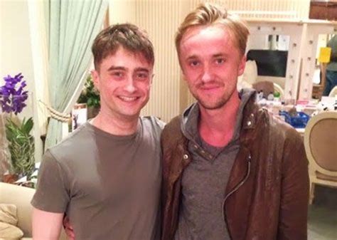 Daniel Radcliffe, Tom Felton, Cripple of Inishmaan Backstage Picture | Daniel radcliffe, Tom ...