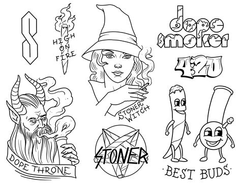 Aggregate more than 71 stoner 420 tattoo designs latest - in.cdgdbentre