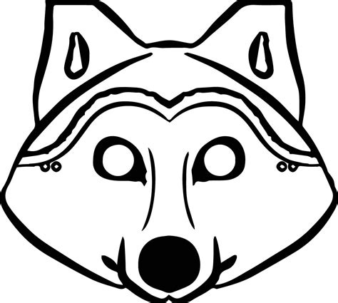 Awesome 3 Pigs Wolf Mask Coloring Pages | Wecoloringpage | Wolf Mask - Free Printable Wolf Mask ...