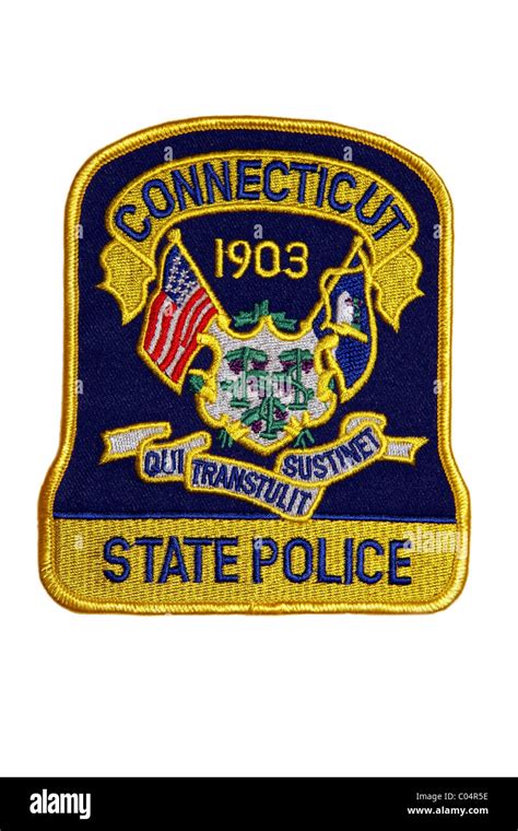 Connecticut State Police patch Stock Photo - Alamy