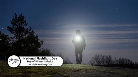 NATIONAL FLASHLIGHT DAY - Day of Winter Solstice - National Day Calendar