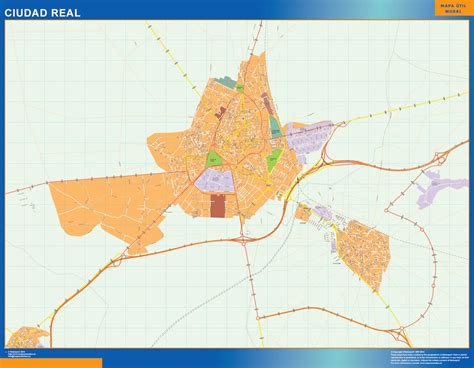 Map of Ciudad Real Spain | Wall maps of he world