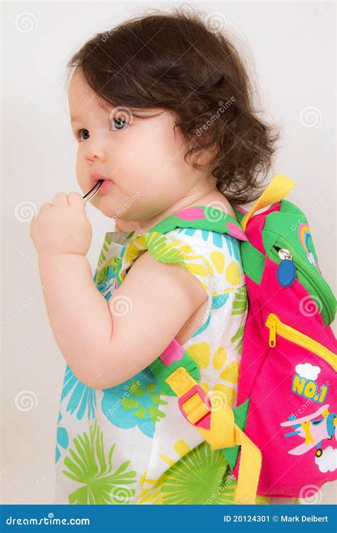 Baby Ready For School Stock Image - Image: 20124301