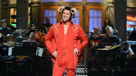 Watch Saturday Night Live Highlight: Monologue: Jim Carrey as Helvis Sings About Pecan Pie - NBC.com