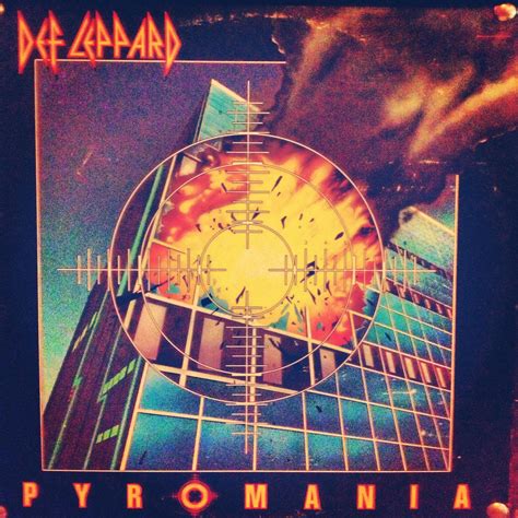 Def Leppard "Pyromania" album cover on the wall at Fatty's Sandwich Shop; Panama City Beach, FL ...