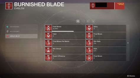 More stats coming to Destiny 2's revamped Emblem Tracker system, but ...