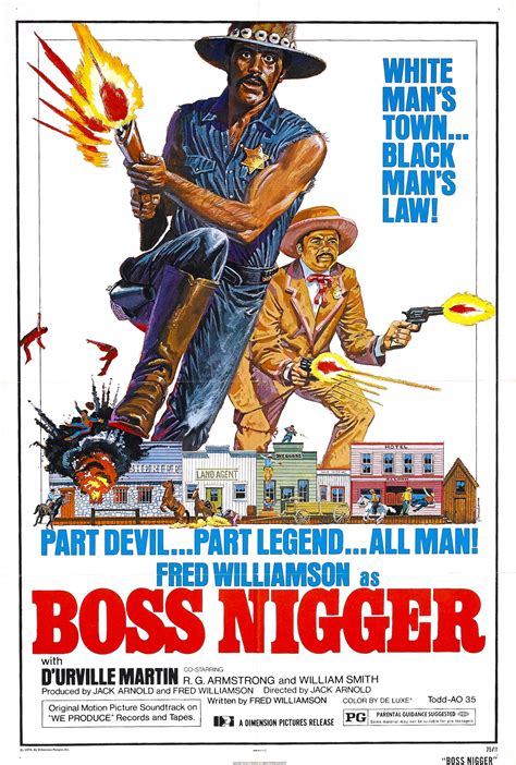 Möbel & Wohnen 1975 Boss Nigger Movie Poster Dekoration