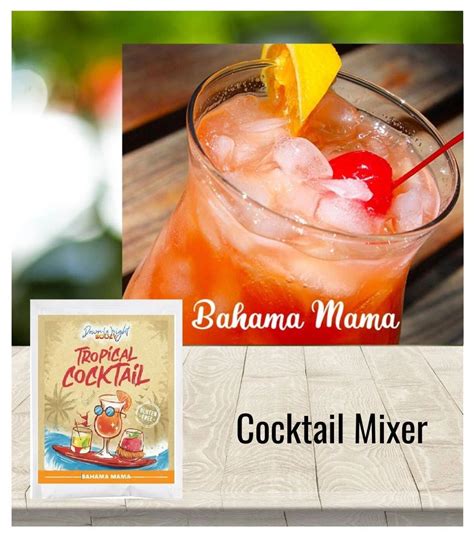 Bahama Mama Non Alcohol Mocktail Drink Mixer Great Do It Yourself Kits ...