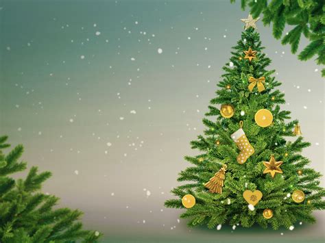 Christmas Card Template (Decor-And-Ornaments) | Textures for Photoshop