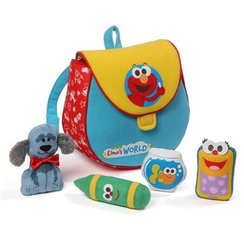 Sesame Street Elmo's World Backpack Playset