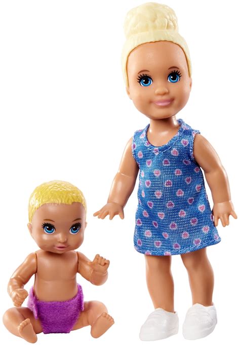 Barbie Skipper Babysitters Inc. Dolls, 2 Pack of Sibling Dolls Includes Small Toddler Doll ...