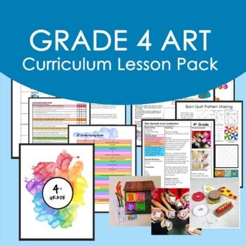 Fourth Grade Art Curriculum Lesson Pack by Artsy Blevs | TpT