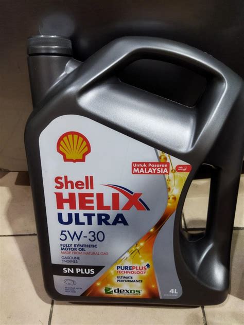 Shell helix ultra 5w30-100%original shell Malaysia, Auto Accessories on Carousell