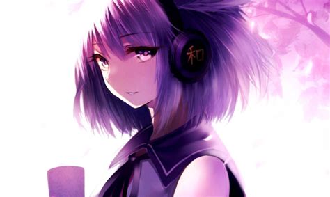 Anime Girls Purple Hair Gamer Wallpapers - Wallpaper Cave