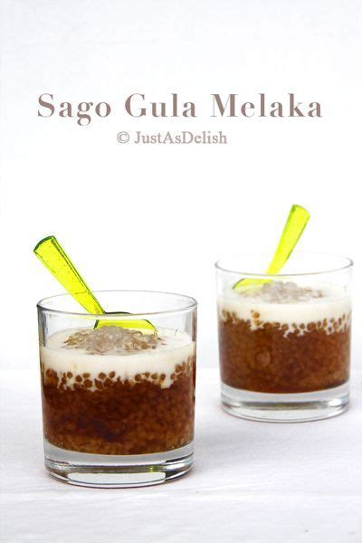 Sago Gula Melaka (Sago Pudding with Palm Sugar) | Food, Asian desserts, Malaysian food