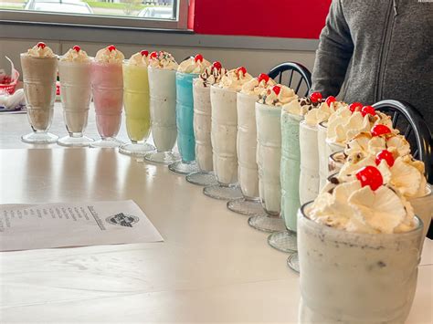 Tales of the Flowers: Every Steak 'n Shake Milkshake Flavor taste test! 17 different flavors!