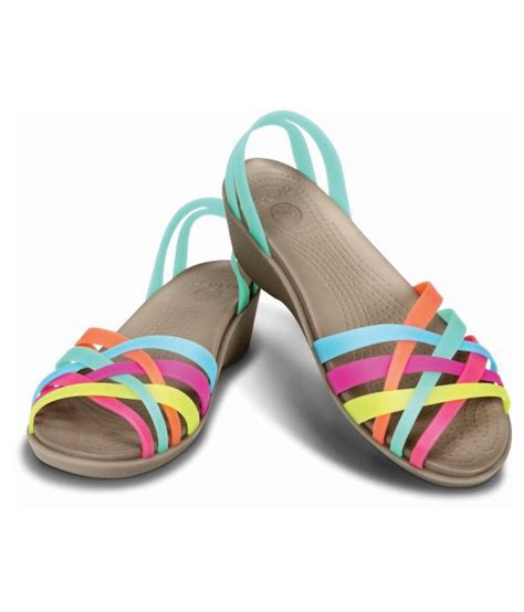 Crocs Multi Color Wedges Heels Price in India- Buy Crocs Multi Color Wedges Heels Online at Snapdeal