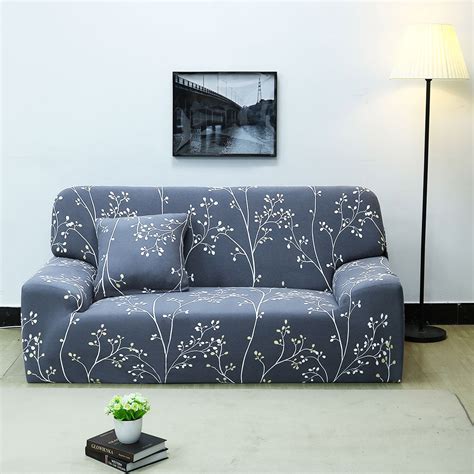 Piccocasa Sofa Cover 1 2 3 4 Seater Cover Full Cover Slipcover #3 Sofa-3seater 76" x 90 ...