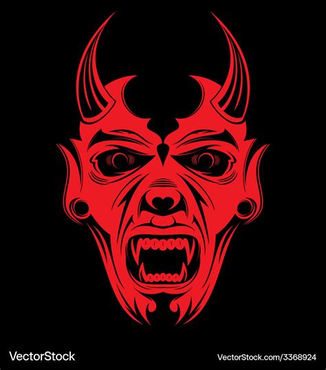 Red devils Royalty Free Vector Image - VectorStock